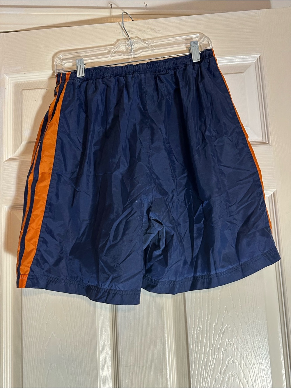 Vintage adidas Women’s Navy & Orange Athletic Shorts - Picture 2 of 5